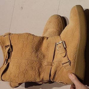Coach Boots Suede Size 8.5